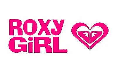 Roxy Girl Surf Girl Vinyl Decal Car WIndow Laptop Roxy Heart Sticker • $7.69