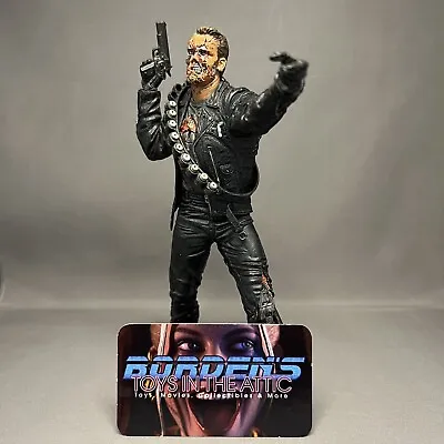 2001 McFarlane Toys Movie Maniacs Series 4 Terminator 2 T2 T-800 Action Figure • $22