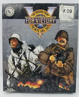 V For Victory Russian Front Velikiye Luki 1942 WWII Land Combat War IBM PC Game • $19.39