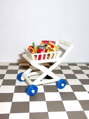 Ideal Dollhouse Miniature Shopping Cart 1:16 • $12