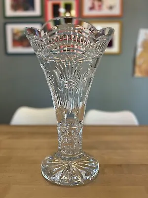 Waterford Crystal  Millennium Statement  Vase 14” • $400