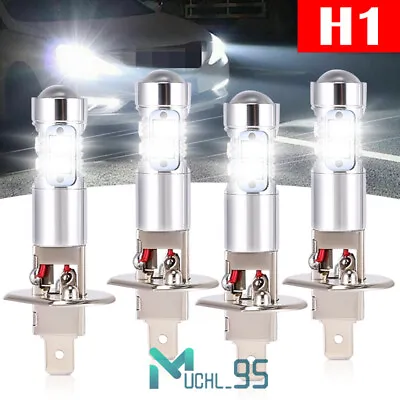 4x H1 LED Headlight Bulbs Conversion Kit High Low Beam 6500K Super Bright White • $19.99