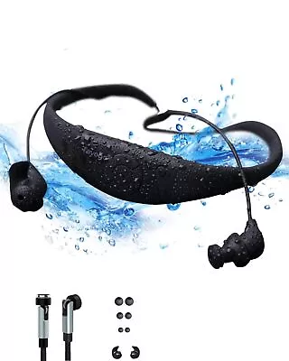 Waterproof Mp3 Player For Swimming + Bluetooth Headphones For Running | IPX8 ... • $103.49