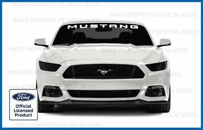 2015 - 2021 Ford Mustang Front Windshield Banner Decal Sticker Graphic V6 GT M • $22.96