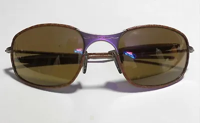 Vintage Oakley Tan Wrapped Leather / Rare Sunglasses / Nice Condition 1993/2000 • $309