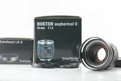 [ Top MINT W/Hood ]  Voigtlander  NOKTON 35mm F/1.2 Aspherical VM II From JAPAN • $579