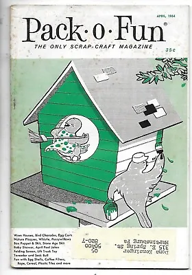 Vintage April 1964 Pack O Fun Scrap-Craft Magazine • $2.99