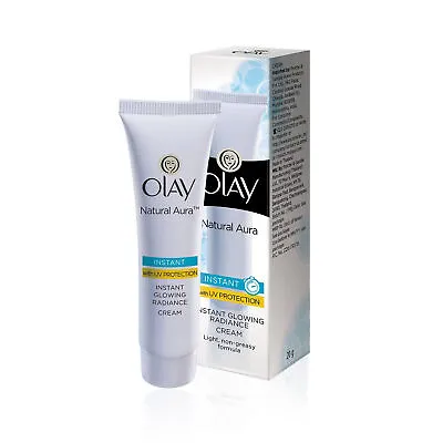 $20.35 • Buy Olay Natural Aura - Instant Glowing Radiance Cream With UV Protection 20 Gm
