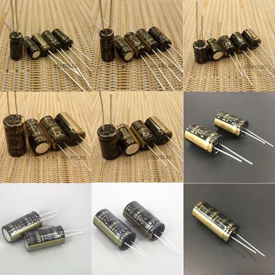 2-10pcs ELNA SILMIC II Hi-Fi Audio Electrolytic Capacitors 4.7-1000uF 16-100V • $5.71