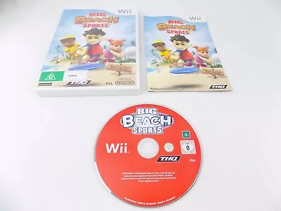 Mint Disc Nintendo Wii Big Beach Sports Wii U Comp. Free Postage • $6.90