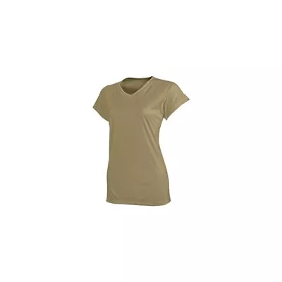 $15.91 • Buy Champion Tactical TAC23 S BV Dry-V-Neck Womens SM Tan Athletic Gym T-Shirt