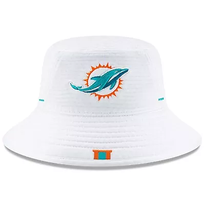 RARE 100%Authentic NWT New Era NFL Men Bucket Hat With Adjustable Strap WHITE • $69.99