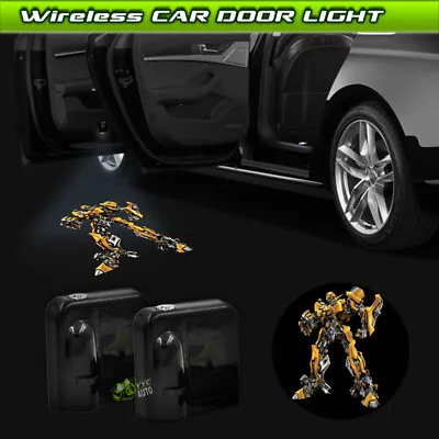 $16.83 • Buy Transformers Bumblebee Wireless Car Door Projector Laser Ghost Shadow Step Light