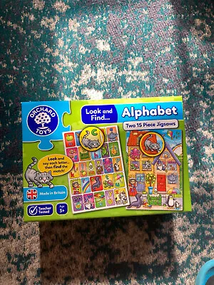 £3 • Buy Orchard Toys Look And Find Alphabet Jigsaw Puzzle - 2 Jigsaws In A Box
