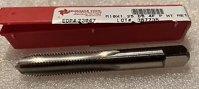 M10 X 1.25 HSS D5 4Flute Plug Tap Brubaker New USA • $16.99