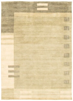 $559.40 • Buy Hand Knotted Gabbeh Carpet 6'3  X 8'9  Traditional Wool Area Rug