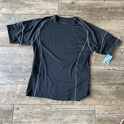 Mens Medtronic Minimed Cool Max Active Shirt With Pump Pockets Medium Large Tee • $20