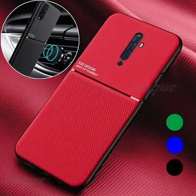 For Oppo Reno 10X Zoom Ace Reno2 Reno Z Shockproof Rubber Magnetic Leather Case  • $8.79