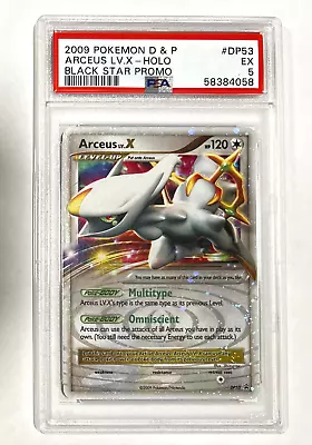 2009 Pokémon D&P Diamond Pearl Arceus LV. X DP53 Holo PSA 5 • $0.99