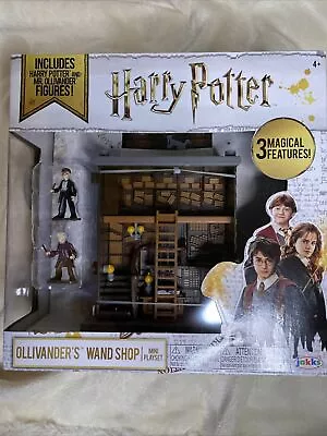 $24.95 • Buy HARRY POTTER Ollivander's Wand Shop Mini Playset, Includes HP And Mr. Ollivander