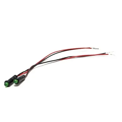 Green Marine 2 Volt Boat LED Dash Panel Indicator Lights (Pair) • $7.99