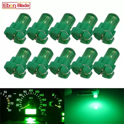 10 X Car LED T3 8mm Dashboard Light Speedometer Bulb Switch Lamp Green Globe 12V • $4.74