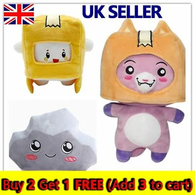 £1.86 • Buy Lankybox BOXY / FOXY / ROCKY Plush Soft Stuffed Toy Kid Plushie Doll Game Figure