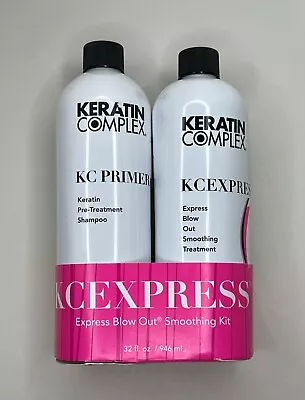 🔥 Keratin Complex Kcexpress Express Blow Out Kit Treatment Shampoo 2 - 16 Oz • $139