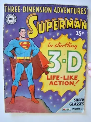 Three Dimension Adventure #nn Superman 1953 Origin No 3-D Glasses Included VG • $84.99