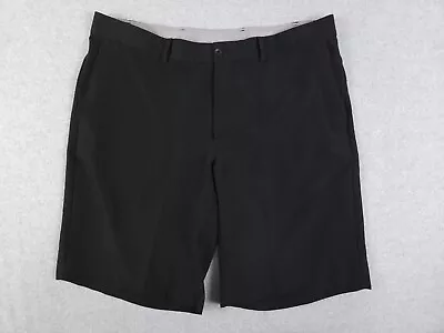 Nike Dri Fit Golf Shorts Men's Size 36 Black Flat Front Chino/Golf Shorts • $15.99