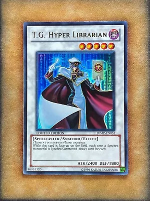 Yugioh T.G. Hyper Librarian JUMP-EN051 Ultra Rare Limited Edition NM • $12.49