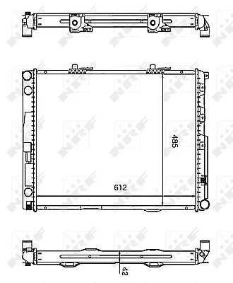 Radiator Engine Cooling For MERCEDES-BENZ:S124W124E-CLASS124 Break • $246.47