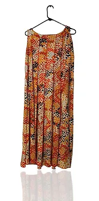 Voir Voir Ladies Sz 16 Chiffon Multicolor Art Deco Belted Dress B-5 • $9