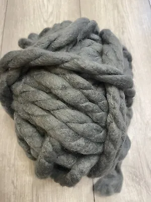 £23 • Buy Clearance!!! Dark Grey Super Chunky Wool Yarn Jumbo Knit 290g
