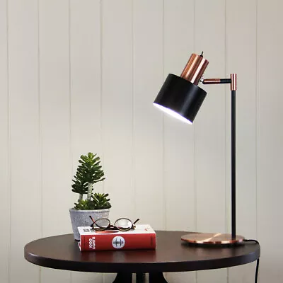 ARI Retro Desk Lamp Mid-Century Task Lamp With Brushed Copper • $94.99