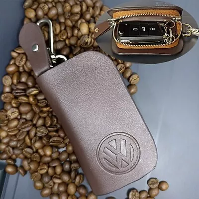 Car Key Pouch Holder Logo Key Case Remote Bag Zipper • $19.12