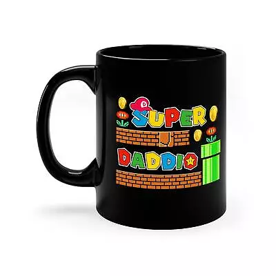 Super Daddio Mug Funny Gamer Dad Mug Fathers Day Gift Mug Super Dad Gift Mug Gam • $18.99