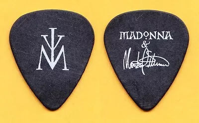 Madonna Monte Pittman Signature Black Guitar Pick - 2001 Drowned World Tour • $149.99