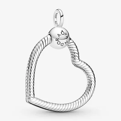 Pandora Moments Heart Charm Pendant Sterling Silver • $33.99