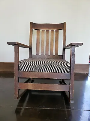 L&JG Stickley Rocking Chair 1912 To 1916 • $695