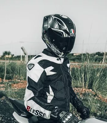 BIESSE®️ Motorcycle Suit | Men's 2-Piece | Leather & Textile | CE Armor | • $199.99