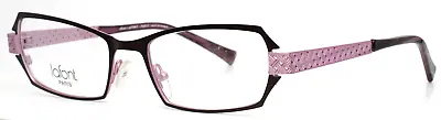 LAFONT Helene 504 Brown Pink Womens Rectangle Full Rim Eyeglasses 52-18-133 B:30 • $129.99