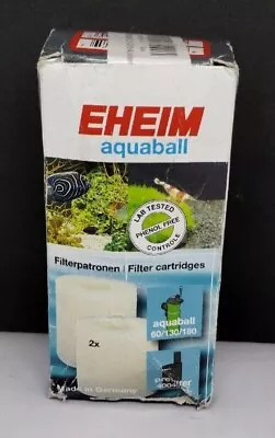 Eheim Aquaball Filter Cartridges (2Pk) AFH2618080..New In Box (See Note) • £6.75