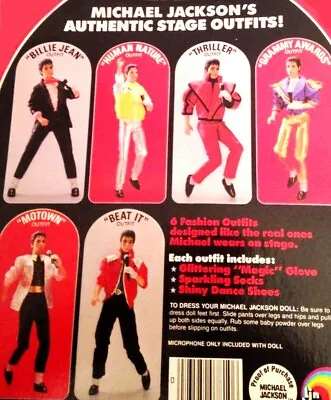 1984 MICHAEL JACKSON 12  Ljn Motown Doll -- HEAD SHIRT PANTS SOCKS GLOVE SASH Tt • $22.46