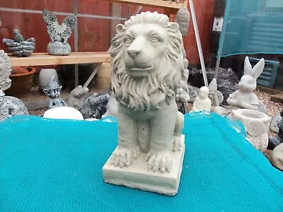 Garden Concrete Statue - Sitting Lion • £10