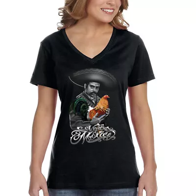 Womens Revolution Tequila Mariachi Sugar Skull Day Dead Muertos Mexican T-Shirt • $18.49