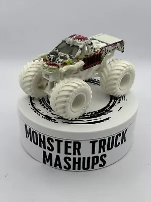 CUSTOM Spin Master Monster Jam White Zombie Monster Truck 1/64 • $12.99