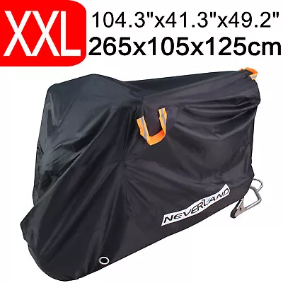 XXL Motorcycle Cover Waterproof Heavy Duty For Winter Outside Storage Snow Rain • $27.59