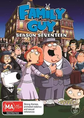 FAMILY GUY The Complete Season Seventeen 17 (3 Disc DVD) - Region 4 • $13.99