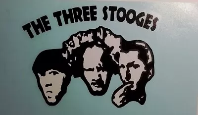 The Three Stooges: 1934-1959: Vintage Vinyl Decal Sticker  Classic TV Mo Curly • $3.49